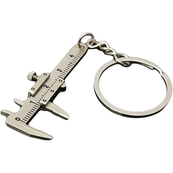 Amazon.co.jp: ファッションミニバーニアキャリパーキーホルダー