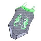 iumei SWIMWEAR ベビー・ガールズ US サイズ: 6T(6-7 Years) カラー: ベージュ
