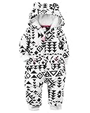 カーターズ ロンパース carter's 女の子用モノトーントライバル耳フードフリース地ジャンプスーツ (9months(67-72cm)) [並行輸入品]
