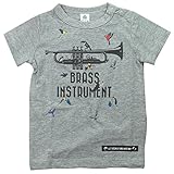 《H28年夏物》JEANS-b(ジーンズベー) 製品洗い加工済み スラブ天竺trumpet半袖Tシャツ 80cm /MG NO.B-360140