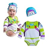 トイ・ストーリー バズ・ライトイヤー ベビー コスチューム ボディースーツ 帽子付き 男の子 (米国サイズ6-9M (日本65-70cm)) [並行輸入品]