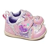 [オシュコシュ] OSHKOSH B430 子供スニーカー ベビーシューズ マジック式 軽量 花柄 ピンク 13.5cm