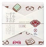日繊商工 japanese style 読書の時間 ハンカチ JS-3518