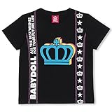 ベビードール 切替Tシャツ 子供服 130cm ブラック