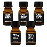 水溶性 アロマオイル 10ml 5個セット (50ml) アロマディフューザー 芳香用 アロマエッセンス (ホワイトムスク)