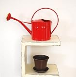 花ごころ 64847 ブリキウォータリングカン1.5L レッド