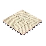 人工木　ウッドパネル　タイプA　27枚セット　ナチュラル