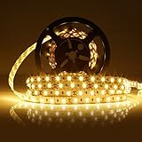 INIEIWO Led Strip Light SMD 5630 5M 300led DC12V Flexible Stripe Rope Lights Non-waterproof Warm Whi