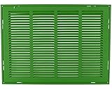 20 " x 14スチールReturnエアフィルタグリルfor 1 "フィルタ – Removable Face /ドア – HVACダクトカバー – フラットStamped面- - - - - - 