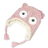 (よキーよ)Yokeeyo ニット帽 毛糸 耳当て 耳まであったかキャップ 赤ちゃん ボア付き キッズ 新生児帽子 ベビー用帽 女の子 秋冬 防寒 防風 スタイリッシュ かわいい 暖かい リボン飾り