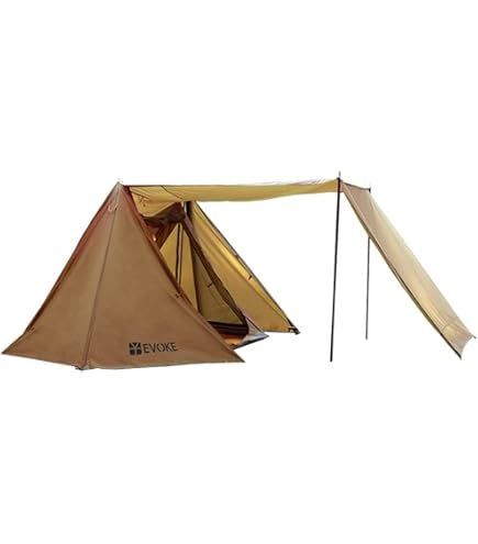 Amazon.co.jp: EVOKE テント ワンポール ワンポールテント ソロ 【Laze