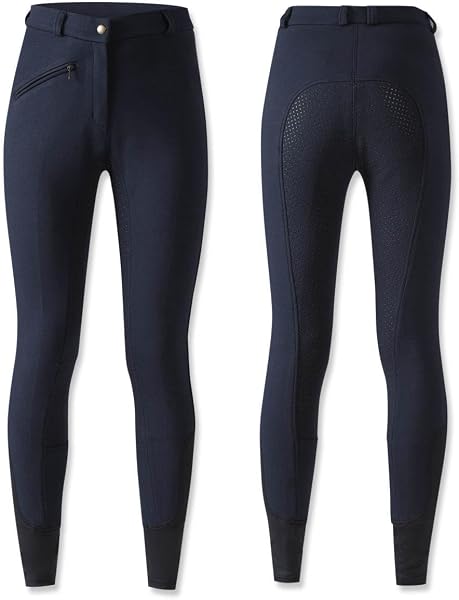乗馬 キュロット 乗馬用 シリコンビギナーキュロット フルグリップ レディース・ジュニア 乗馬用品 - 1