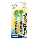 Toy Story Fork & Spoon Set by Regent Baby Products, Disney [並行輸入品]