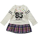 《秋冬春対応》 CHILD CHAMP(チャイルド チャンプ) 裏毛ALOHA85トレーナーワンピース 100cm/IV NO.C-271040