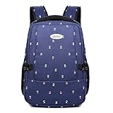 Mshine 軽量マザーズバッグ 保温・保冷バッグ 多機能ママリュック 大容量マザーズリュック４色 (ブルー＆花) GMMBB00076