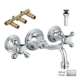 Grohe k20135 – 18733rd-en0 Bridgefordクロス蛇口キット、つや消しニッケル