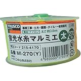 TRUSCO 蛍光水糸マルミエ太270m黄色