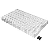 ルミナス ポール径25mm用パーツ 棚板 スチールシェルフ (幅152×奥91.5cm) [スリーブ付] 3枚 SHL1590SL2-3