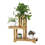 LRW 多層木の花のリビングルーム屋内の植木鉢の棚