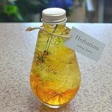 ビンの中におとじ込められたおしゃれな植物や花と液体 「ハーバリウム」s-4「イエロー・オレンジ」 お祝い 誕生日プレゼントやインテリアに癒やしの空間