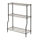 ルミナス ガーデンラック ポール径19mm 屋外使用可 ガーデニング専用ラック 3段 幅69.5×奥行29.5(上部奥行24.5)×高さ90.5cm GR7090BD-3