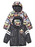 (ヒステリックミニ) Hysteric Mini HYSTERIC FAN CLUB総柄リバーシブルブルゾン 80cm ブラック