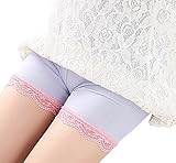 Plus Nao(プラスナオ) 子供用 インナーパンツ ペチパンツ ペチコートパンツ ショートパンツ レギンス 見せパン 安全パンツ 安全ショーツ レ パープル 110
