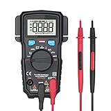 Adm66デュアルスロットマルチメータデジタルオートレンジ電気計マルチメータTrms 6000カウント電圧アンプ容量周波数温度Vアラートオームダイオードテスターメーター