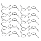 uxcell スプリングホースクランプ エアホースクリップ 304ステンレススチール 8mm内径 20個入り