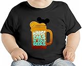Mouse Ears N' Cold Beers オーガニックベビーTシャツ 12 - 18 Months