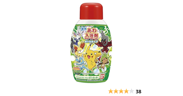 Amazon Co Jp あわ入浴剤ボトルタイプ ポケットモンスター ビューティー