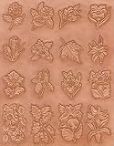 Plants Leather Pattern Template