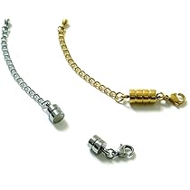 Amazon | ネックレス用 ステンレス製マグネット式留金具