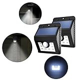 12 LED ソーラーライト人感センサーライト スポットライト 壁掛け式 太陽発電 省エネ 屋外照明/軒先/駐車場/庭先 玄関周りなど対応 - Bloom Clover