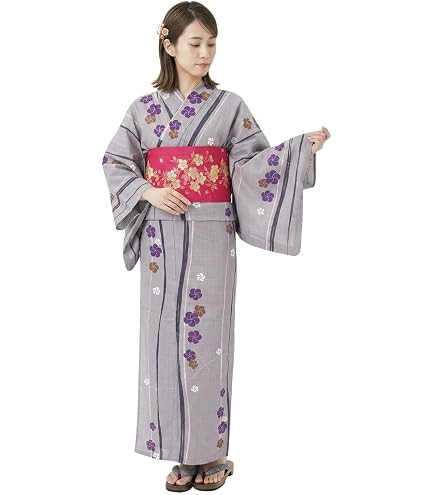 user_2400427d 竺仙★浴衣 ぶどうお仕立て品 Amazon.co.jp: 竺仙 浴衣 反物 あじさいと山ぶどう 綿紅梅 白地 夏着物