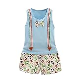 子供服 Tシャツ タンクトップ Tシャツ＆パンツ 上下セット 可愛い柄 ショートパンツ 袖なし ベビー 男の子 夏