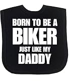 BabyPrem Baby Born to Be a Biker Like Daddy服ベルクロよだれかけOneサイズ US サイズ: Baby One Size カラー: グリーン