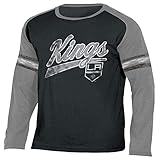 NHL Los Angeles Kings NHL長袖Tee、M、True Black Heather