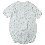 《年間定番》Babbun(バブーン)(日本製) 接結仁丹クマPtコンビドレス 50cm ~ 60cm /OW NO.KK-31-1515