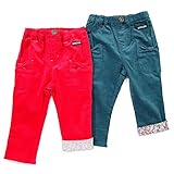 【アウトレット】 Bobson 長丈パンツ (80～130cm) キムラタンの子供服 ピンク 120 ( 77401x77901-153 )