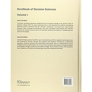 Handbook of Decision Sciences