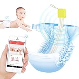 ddiaperスマートベビーPeeとPoopアラーム、Appモニタfor 1 ~ 2赤ちゃん、レコードとデータ分析、レッドヒップの回避、4サイズ可能: NB / S / M / L、25個