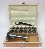 HHIP 3900-0508 ER-32 R8 Spring Collet Chuck Set, 14-piece [並行輸入品]