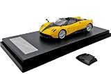 LCD MODELS 1/64 パガーニ Huayra Roadster イエロー 完成品
