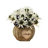 人工花のカフェデコレーションテーブルオーナメント-ドラゴンベゴニア-緑