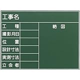 耐水工事用黒板（付属品：耐水マーカー白・赤・黄各1） 1型 450×600mm T-1 大平産業