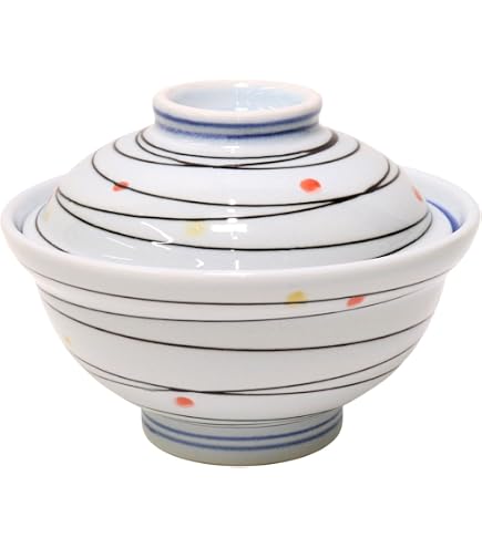 Amazon.co.jp: 美濃焼 庫山窯 蓋付き 丼 5客セット : ホーム＆キッチン