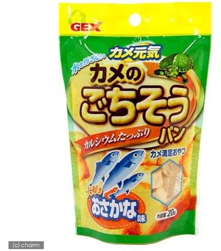 Amazon | ジェックス カメ元気 カメのごちそうパン えび味 餌 6袋入り