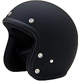 ネオライダース (NEORIDERS) 新仕様：FX3 ジェット ヘルメット-マットブラック-ビッグサイズ-SG/PSC-眼鏡-メガネ-スリット入り-FX3