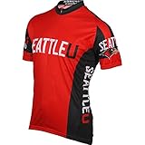 NCAA Seattle大学Redhawks Cycling Jersey ブラック